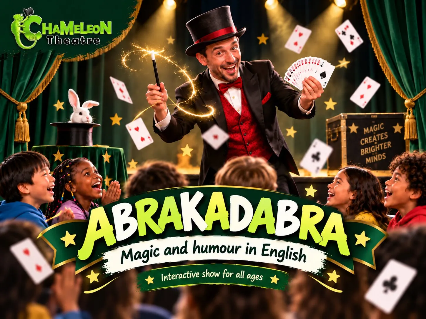 Espectáculo de magia Abrakadabra de Chameleon Theatre