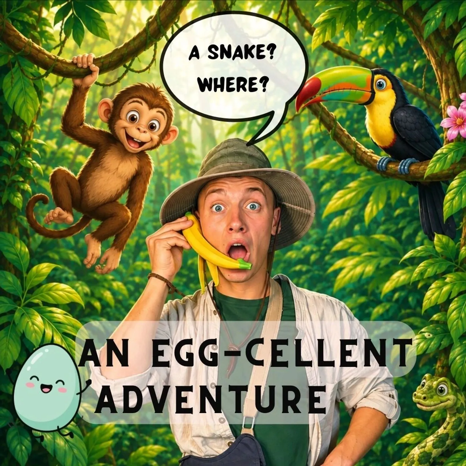Leo y Betty Bird en el cartel de An Egg-cellent Adventure