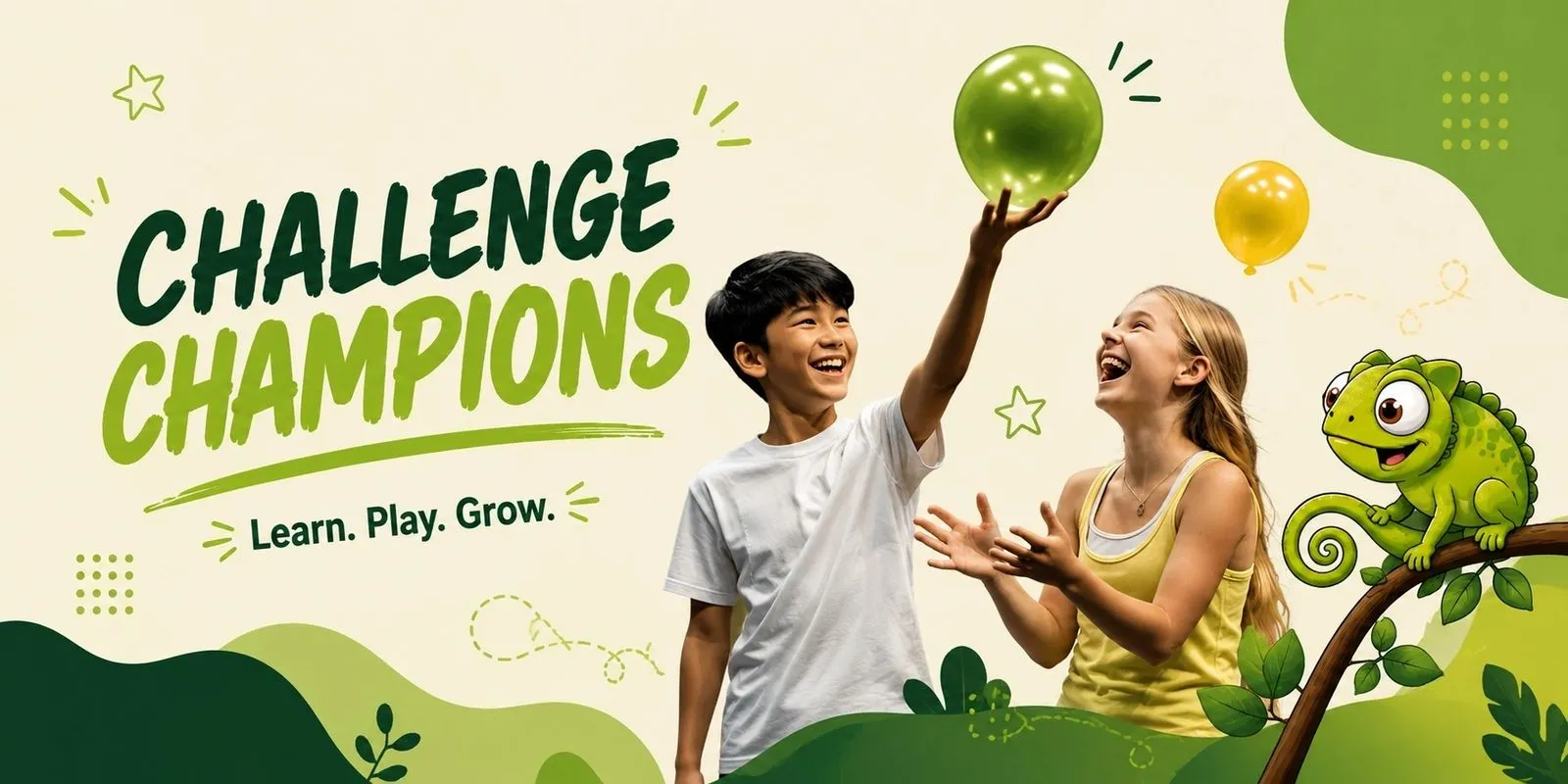 Alumnos participando en Challenge Champions de Chameleon Theatre