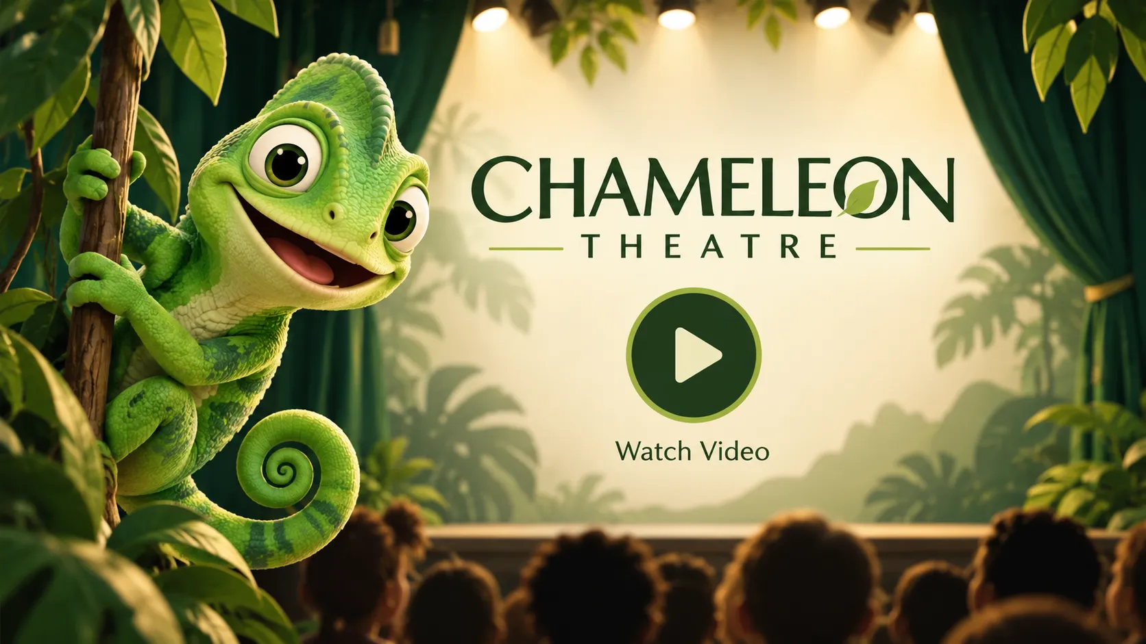 Camaleón de Chameleon Theatre con sombrero de copa